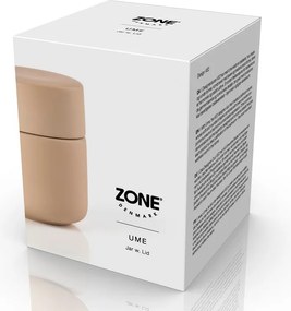 Béžový kameninový kúpeľňový organizér na vatové tampony Ume – Zone