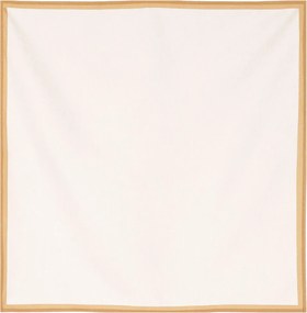 Vianočný obrus 80x80 cm, krémový so zlatými vtkanými nitkami