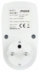 ECOLIGHT Múdra zásuvka s Tuya WiFi programátorom