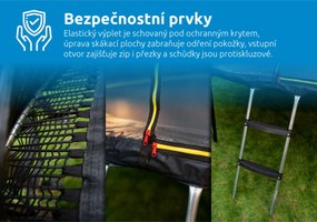 Marimex | Trampolína Marimex Comfort 366 cm + ochranná sieť + schodíky ZADARMO | 19000096