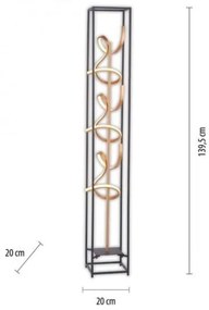 Paul Neuhaus 415-18 - LED Stmievateľná stojacia lampa SELINA 3xLED/10,2W/230V