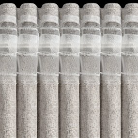 ZATEMŇOVACÍ ZÁVES (100%) NA PÁSKE ZOEY 140X270 CM BÉŽOVÁ