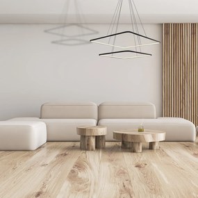 Závesné LED svietidlo Nix, 2x LED 50w, 3000k, b