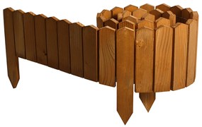 Plôtik na ohraničenie záhona - svetlohnedé, 20 x 196 cm