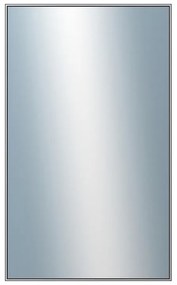 DANTIK - Zrkadlo v rámu, rozmer s rámom 60x100 cm z lišty Hliník šedá (7002006)