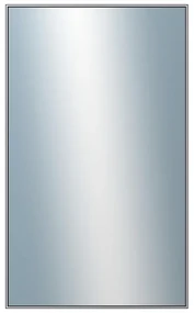 DANTIK - Zrkadlo v rámu, rozmer s rámom 60x100 cm z lišty Hliník šedá (7002006)