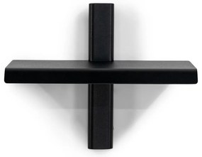 Čierna kovová polica 28 cm Hola – Spinder Design