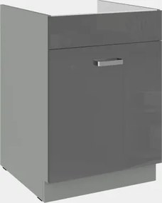 Kuchynská drezová skrinka Grey 60ZL, 60 cm%