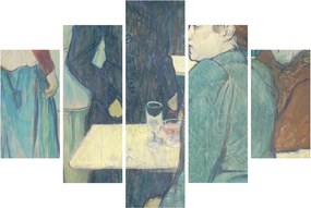 Obraz - Henri de Toulouse-Lautrec, A Corner of the Moulin de la Galette, reprodukcia (150x105 cm)