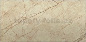 Samolepiace PVC 3D panely LVT01, cena za kus, rozmer 60 x 30 cm, mramor béžový lesklý, IMPOL TRADE