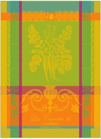 Žakárové kuchynské utierky Carottes De Couleur Zeste, 4 ks