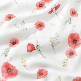 Goldea behúň na stôl teflónový - vlčie maky 20x140 cm