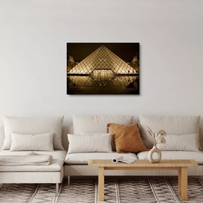 Sklenený obraz Louvre (70x50 cm)