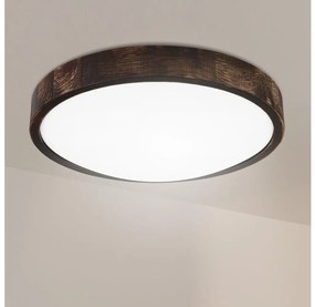 Brilagi - LED stropné svietidlo CARVALHO SLIM SMOKEY LED/36W/230V dub, priemer 37,5 cm