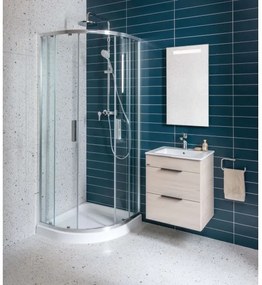 JIKA H4536021765141 - Kúpeľňová skrinka s umývadlom CUBE 60,7x65 cm jaseň