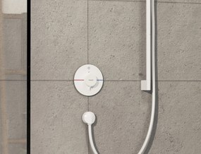 Hansgrohe ShowerSelect Comfort S, termostat pod omietku pre 1 spotrebič, biela matná, HAN-15553700