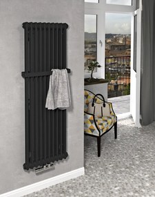 Sapho Sapho, FEDE držiak uterákov 504 mm, čierna matná, IRPA63