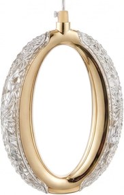 Toolight Toolight, LED nástenné svietidlo G175-W, zlatá lesklá, OSW-07819