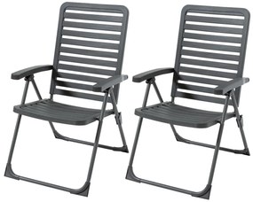 Livarno home Sklápacie kreslo, 2 kusy  (800006423)