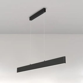 Maytoni P010PL-L30B4K- LED Luster na lanku STEP LED/30W/230V 4000K 118,5 cm čierna
