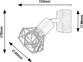 Rabalux 3137 nástenné spot svietidlo