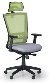 Kancelárska stolička ALMERE, zelená/sivá