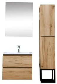 Kúpeľňová zostava s umývadlom SAT B-Way dub mat KSETBWAY4, 1 ks