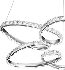 Toolight Toolight, LED stropné osvetlenie 54cm, 48W, 4000K, G002-CP, chrómová, OSW-09743