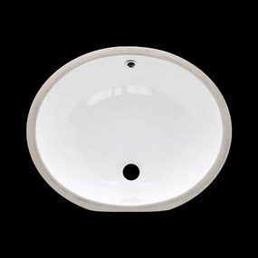 Invena Pandora, umývadlo pod dosku 490x400x210 mm, biela lesklá, INV-CE-26-001-W