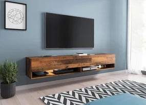 TV stolík/skrinka Aldesia 180 (old style) (osvetlenie led rgb farebné). Vlastná spoľahlivá doprava až k Vám domov. 1053719