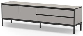 Sivo-béžový TV stolík 180x55 cm Lorenza – Marckeric