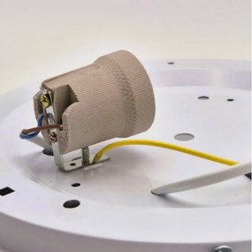 Stropné svietidlo NATURAL SLIM 1xE27/60W/230V ø 27 cm borovica