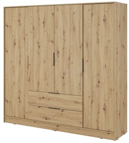 Šatníková skriňa Kelly 4D 206 cm dub artisan