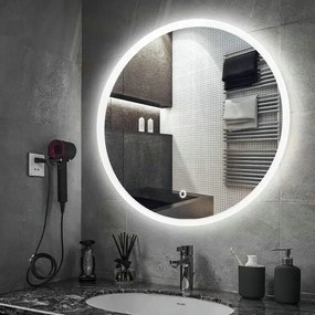 Tutumi Tutumi, okrúhle LED kúpeľňové zrkadlo 90cm FFJ90, HOM-04400