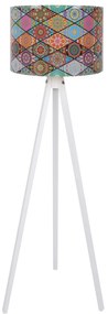 Stojací lampa Aomi barevná/bílá