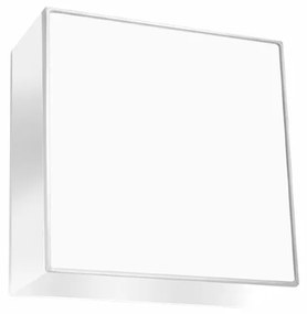 Stropné svietidlo Horus, 1x biele plastové tienidlo, (biely plast), (25 cm)