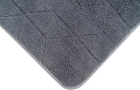 TZ Tmavosivý obdĺžnikový koberec 3D Rabbit Rozmer: 160x220