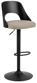 Béžové otočné barové stoličky v súprave 2 ks 113 cm Lucy – Actona