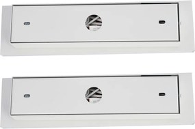 Sada 2 moderných nástenných svietidiel biele nastaviteľné s USB-C vrátane LED - Modric