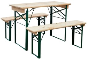 Pivná súprava, 3 diely, rozmery stola: 110 × 50 × 75 cm