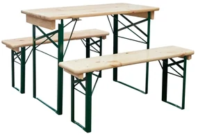 Pivná súprava, 3 diely, rozmery stola: 110 × 50 × 75 cm