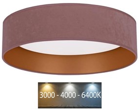 Brilagi Brilagi - LED Stropné svietidlo VELVET LED/24W/230V 3000/4000/6400K ružová/zlatá BG0271