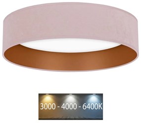 Brilagi - LED Stropné svietidlo VELVET LED/24W/230V 3000/4000/6400K ružová/zlatá