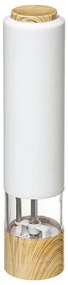 Elektrický mlynček na korenie Modern White, 22,5 cm