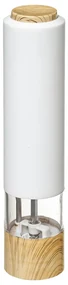 Elektrický mlynček na korenie Modern White, 22,5 cm