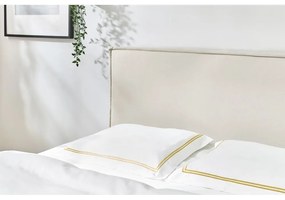 Béžová dvojlôžková posteľ Bobochic Paris Sary Dark, 160 x 200 cm