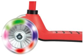 Playtive Kolobežka s LED kolieskami (trojkolobežka, červená)  (100387743)