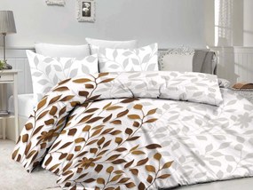 XPOSE® Bavlnené obliečky IVANKA na dve postele - hnedé