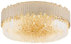 MAXLIGHT C0164 - Stropné svietidlo TREND 15xE14/40W/230V pr. 60 cm zlatá