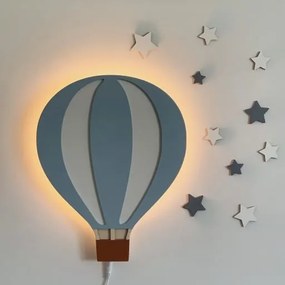 lovel.sk Drevená lampa - lietajúci balón
